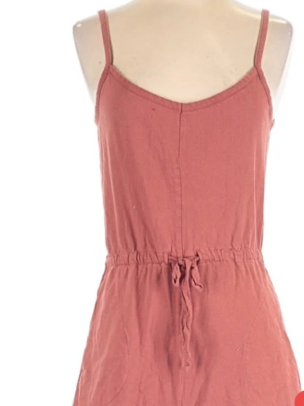 New coyuchi Women’s Solstice Organic Short Romper Small Rosehip